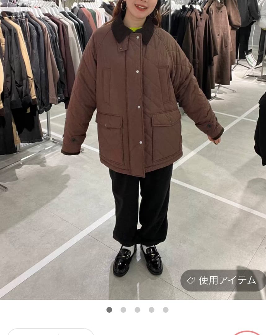 ローリーズファーム　【LFM(U)】キルトハンティングブルゾン