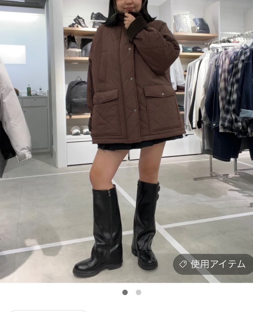 ローリーズファーム　【LFM(U)】キルトハンティングブルゾン