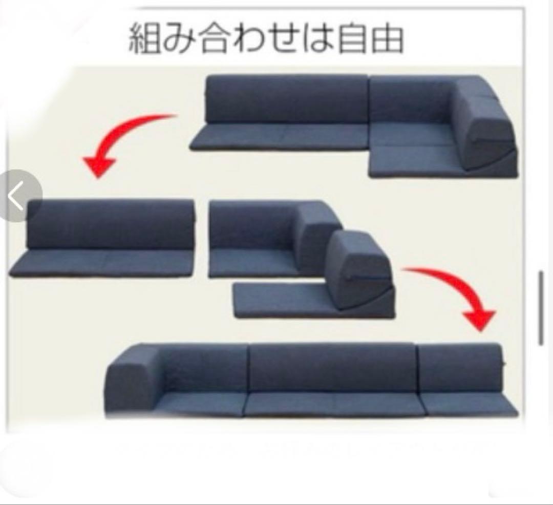 ニトリ ローソファ3点セット