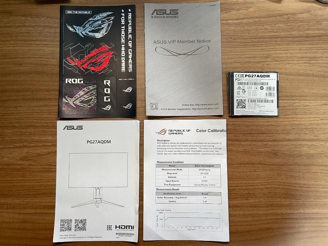 ASUS ROG PG27AQDM ゲーミングモニター