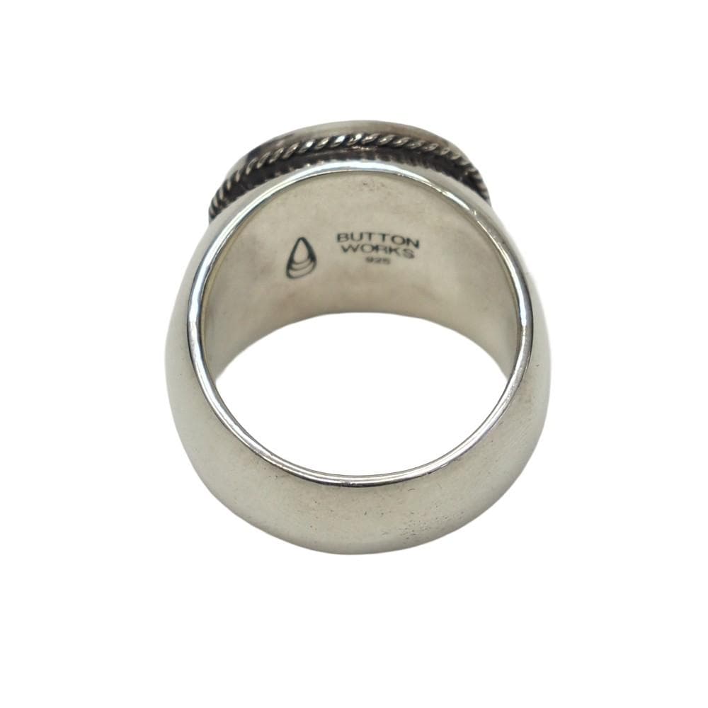 A07249 未使用品 BUTTON WORKS リング：19号 シルバー925