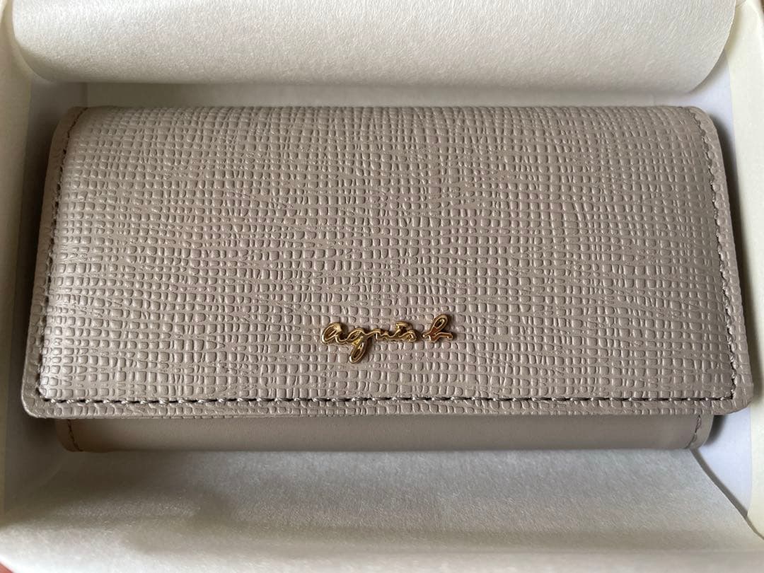 アニエスベー　キーケース グレー　新品未使用美品