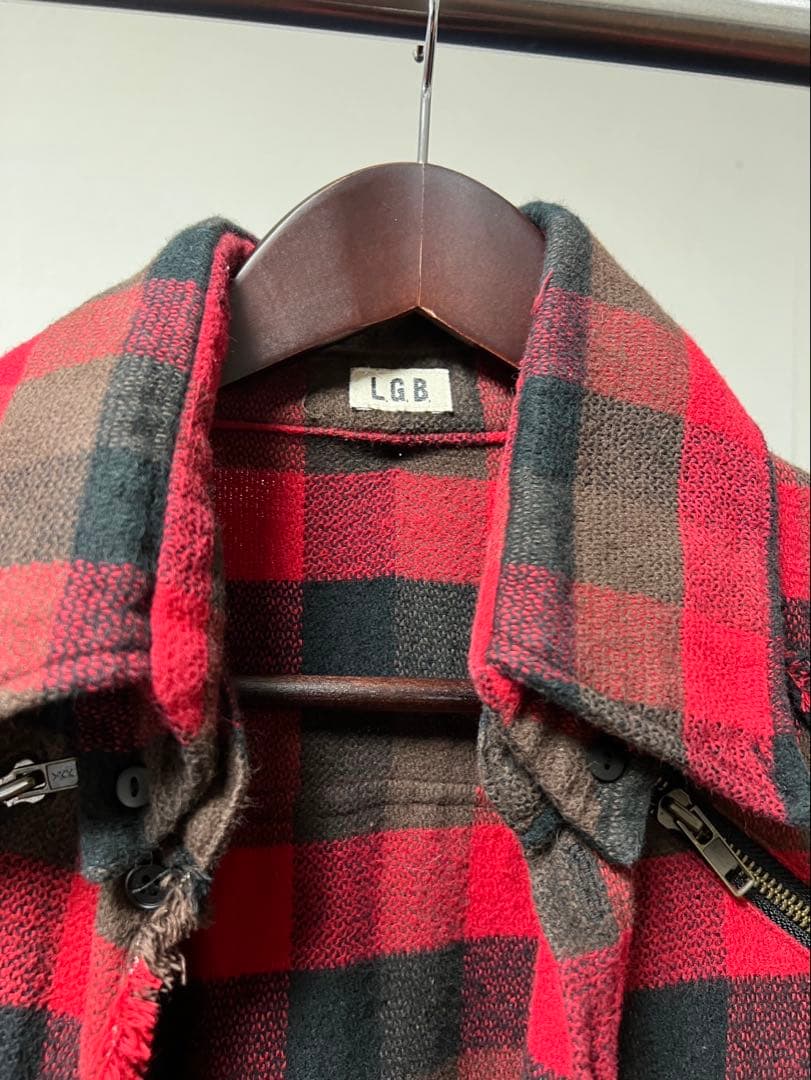 LGB ルグランブルー SHIRT-G チェックシャツ