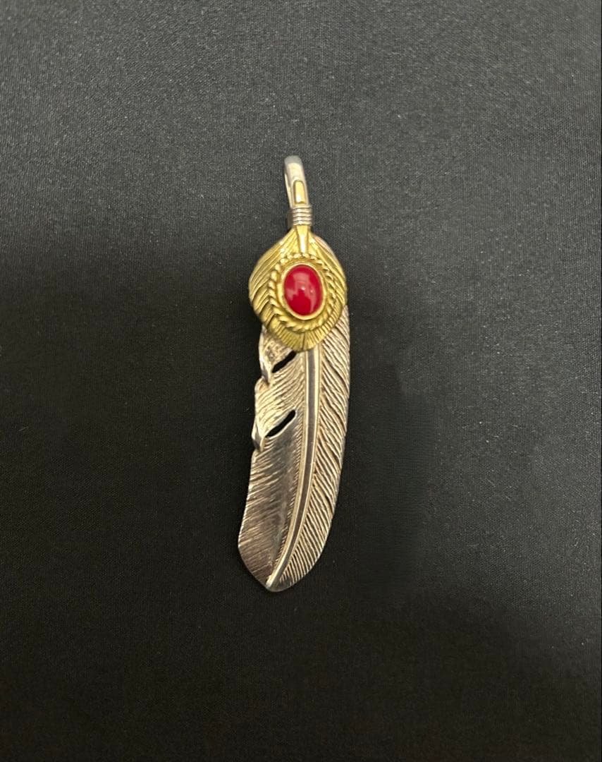 トッティー tady&king 特大サイズ 赤珊瑚フェザー