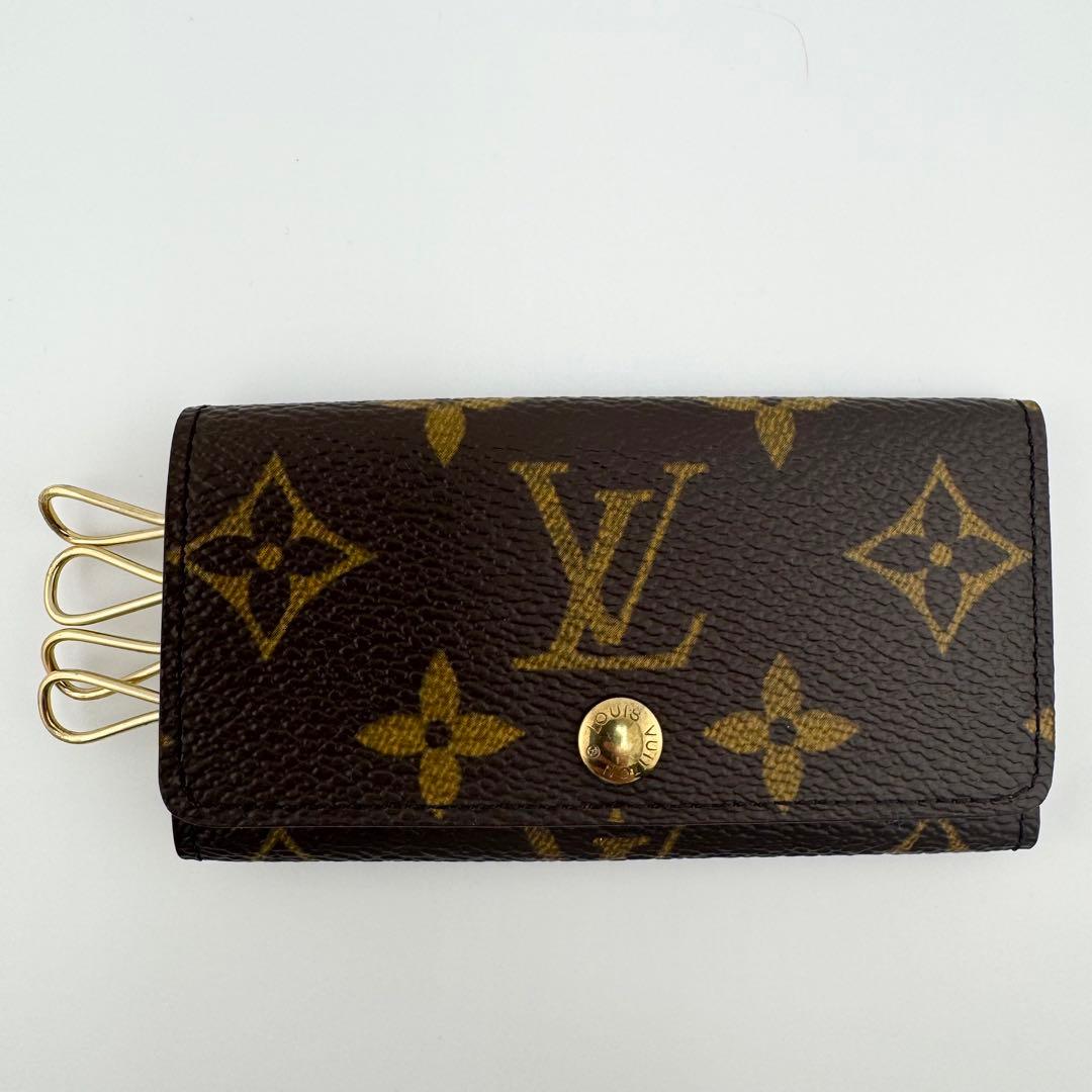 【最高級美品】ルイヴィトン ミュルティクレ4 キーケース 4連 モノグラム