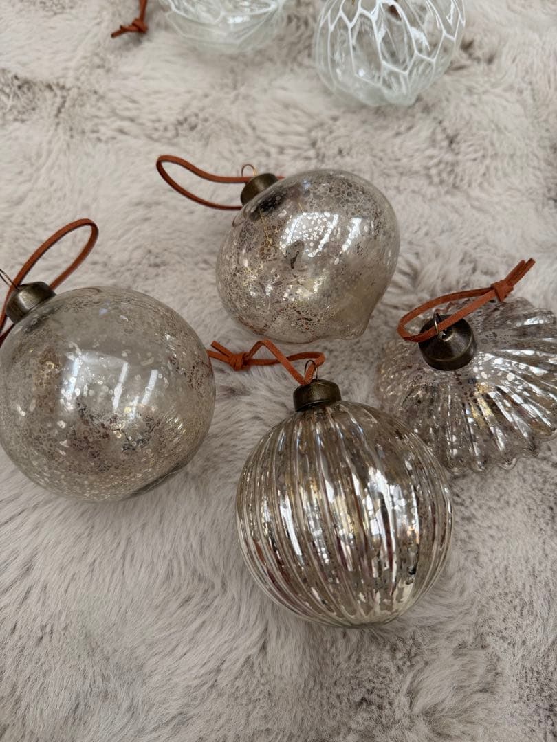 Antry ガラス製 クリスマスオーナメントセット 22個