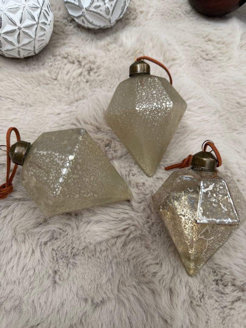 Antry ガラス製 クリスマスオーナメントセット 22個