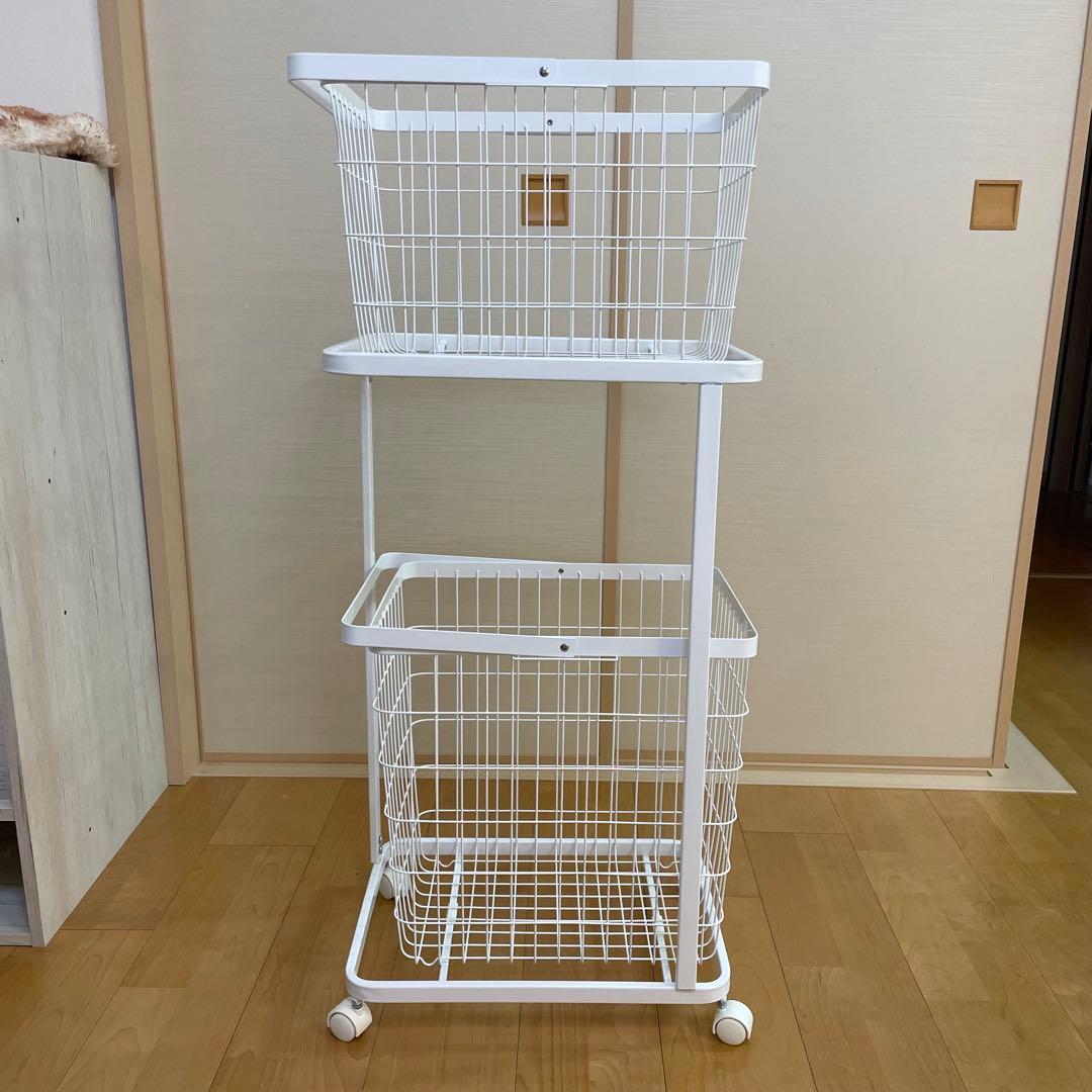 tower ランドリーワゴン　ホワイト