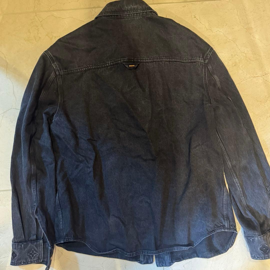 Louis Vuitton デニムオーバーシャツ　モノグラム エンボス