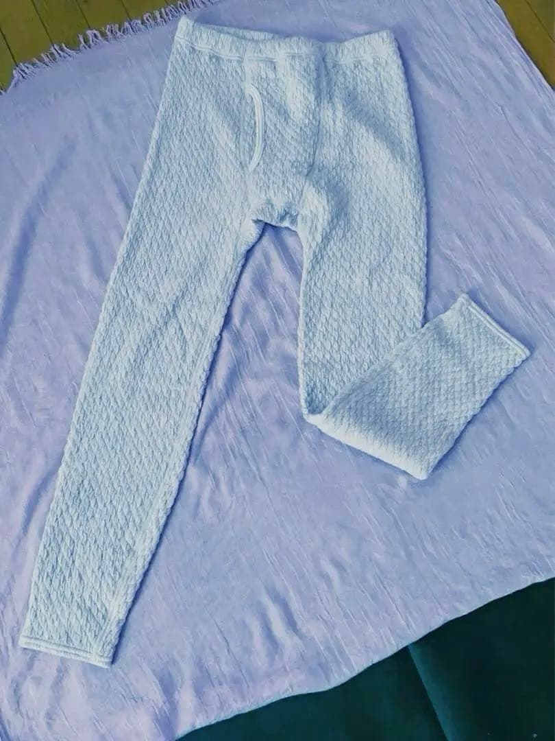 【セール中】 試着のみ　ひだまりプレミアム　長袖Ｕ首　上下セット L