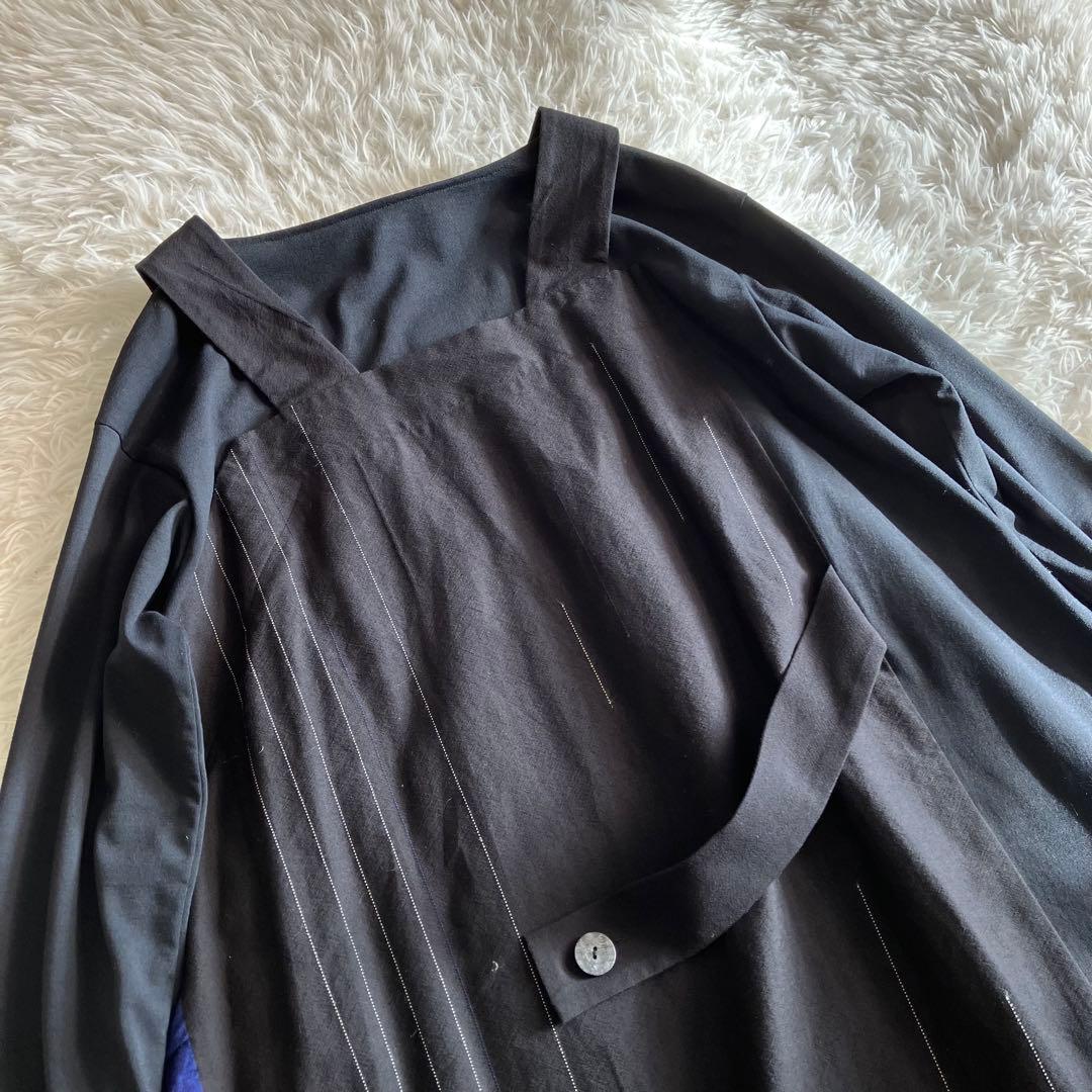 センソユニコ 慈雨 レイヤード 重ね着風 変形 ワンピース