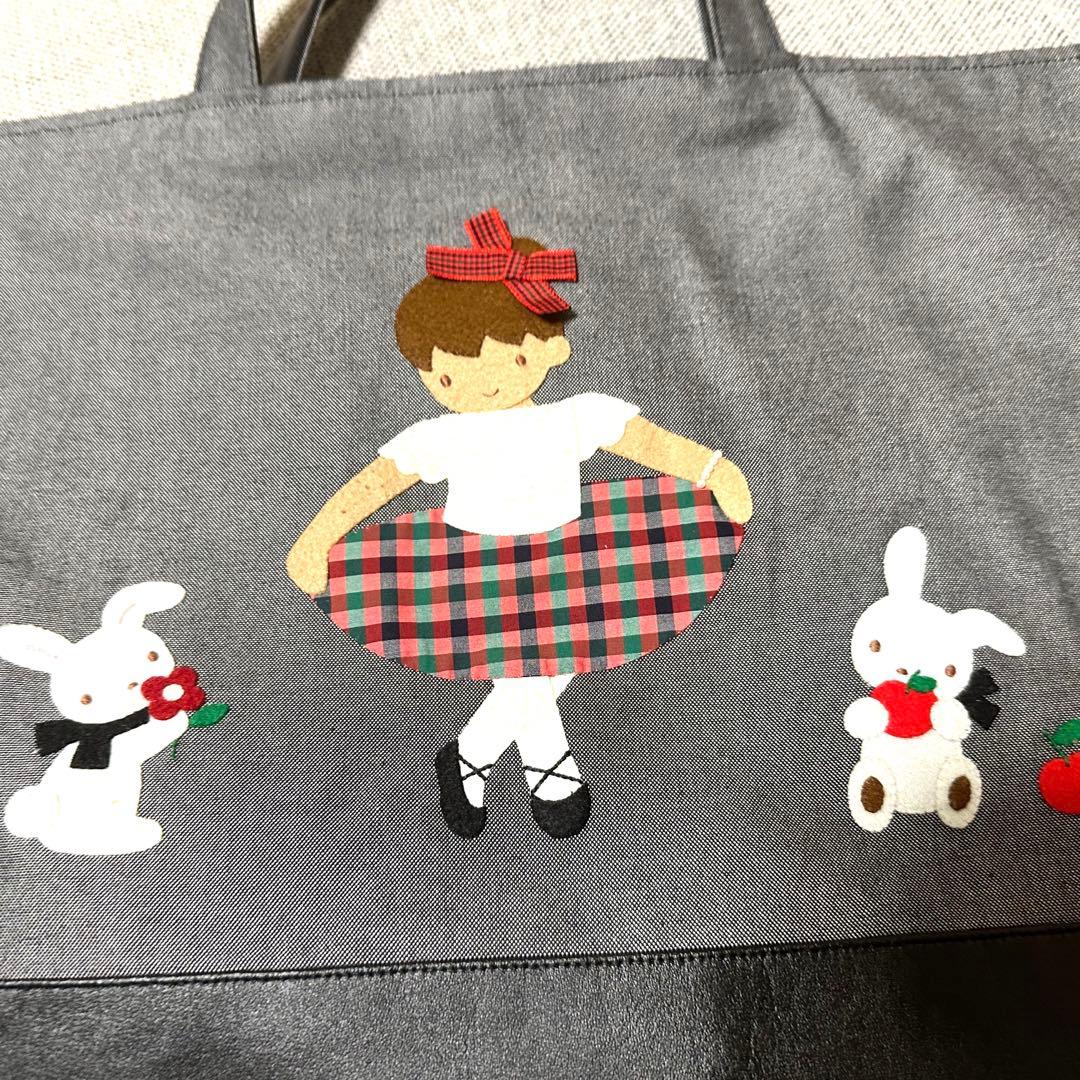 未使用　ファミリア デニムバッグ　バレエ