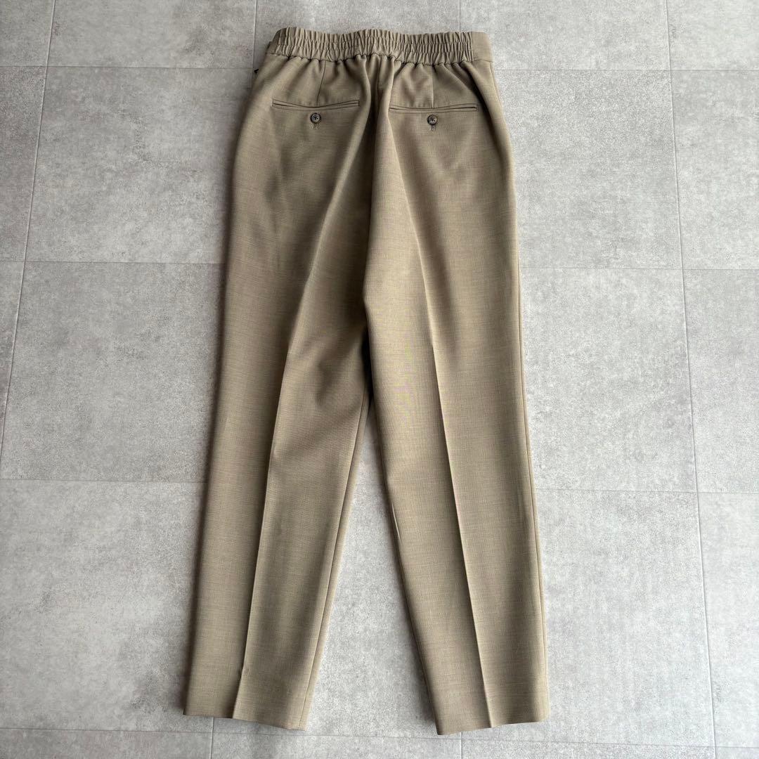 美品✨グリーンレーベルリラクシング ダブルクロス ノーカラー パンツスーツ 38