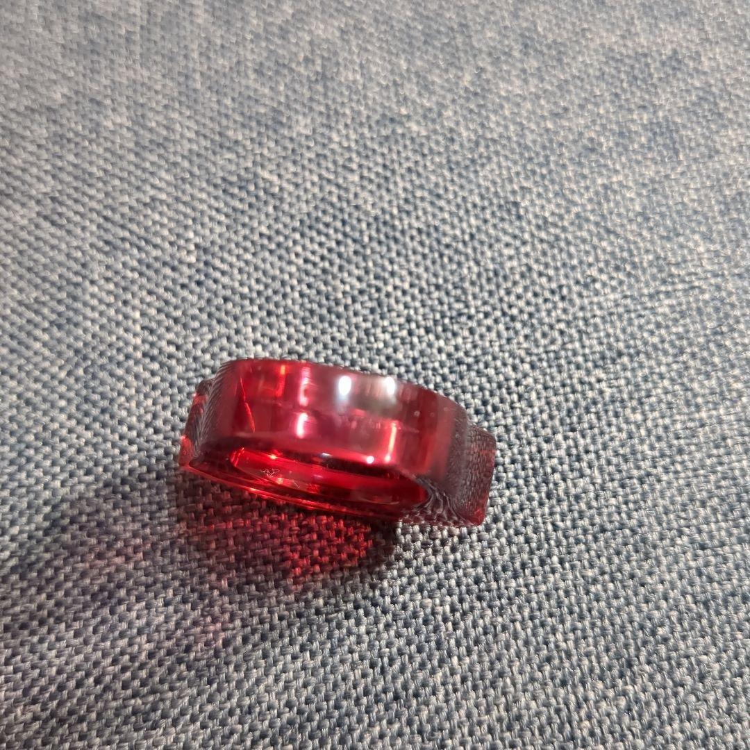 【希少】Baccarat　バカラ　リング　指輪　クリスタルレッド　14号