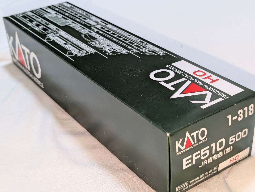 KATO　EF510 500　JR貨物色 銀 【1-318】　HOゲージ　新品