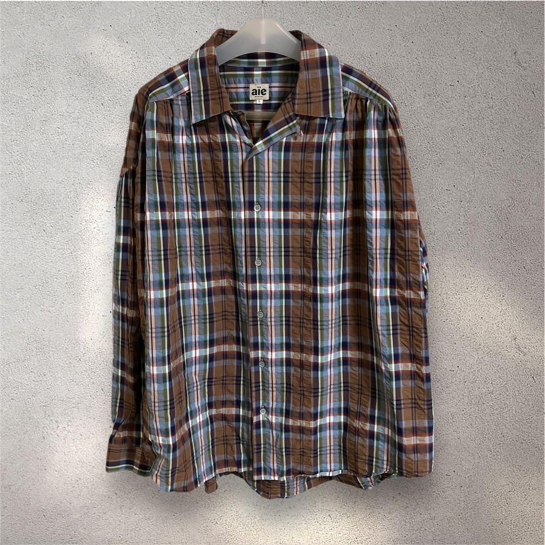 【AiE】ペインター シャツ/Lサイズ