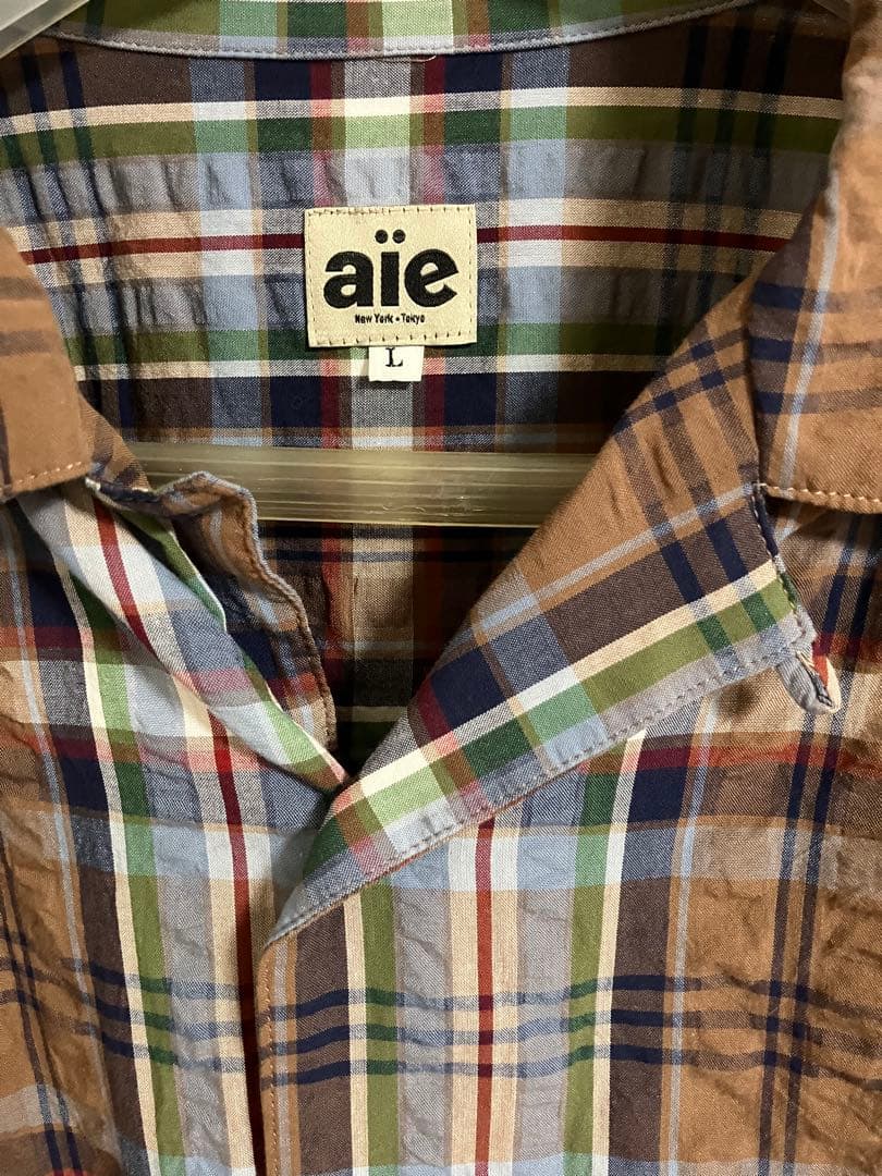 【AiE】ペインター シャツ/Lサイズ