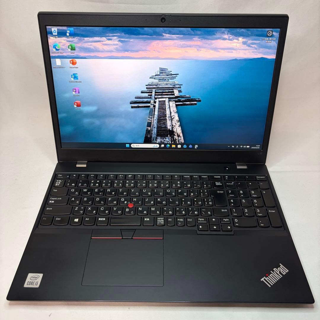 美品 ThinkPad L15 Gen1 i5 8GB 256GB フルHD