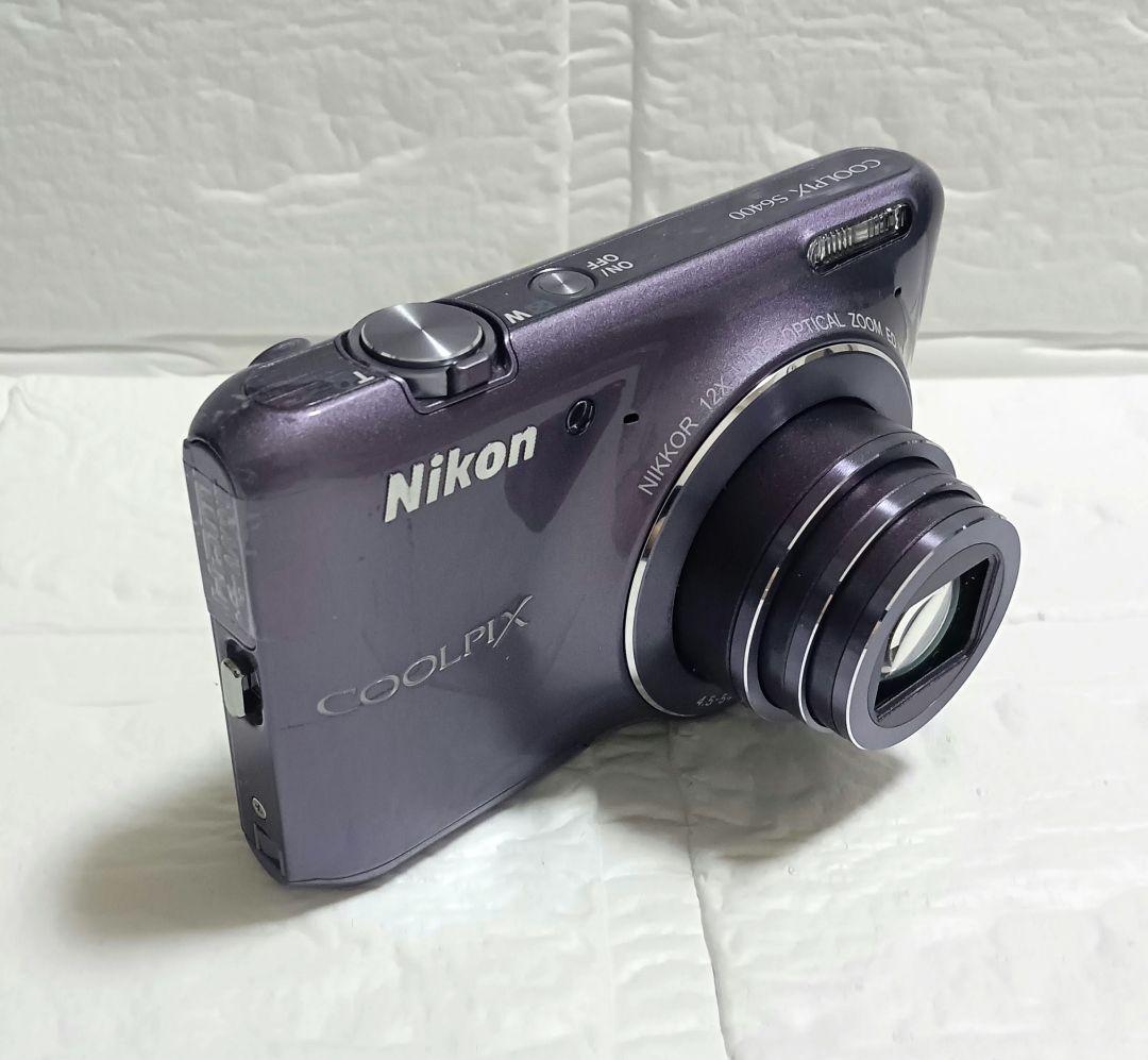 〇Nikon Coolpix コンパクトデジタルカメラ パープル