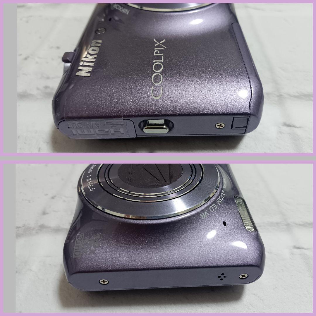 〇Nikon Coolpix コンパクトデジタルカメラ パープル