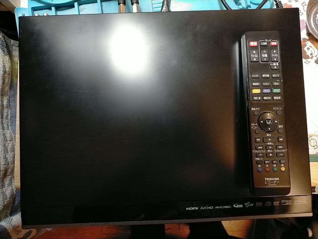 東芝HDD＆BLレコーダー　D-B305K・リモコン+HDMI付