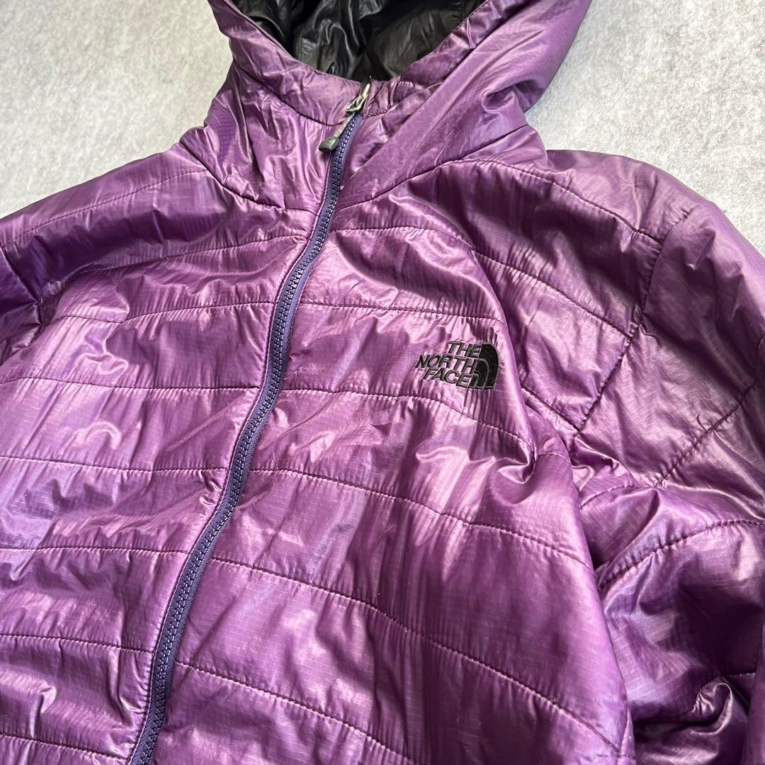 ノースフェイス ドローコード ダウンジャケット Y2K テック 短丈 光沢