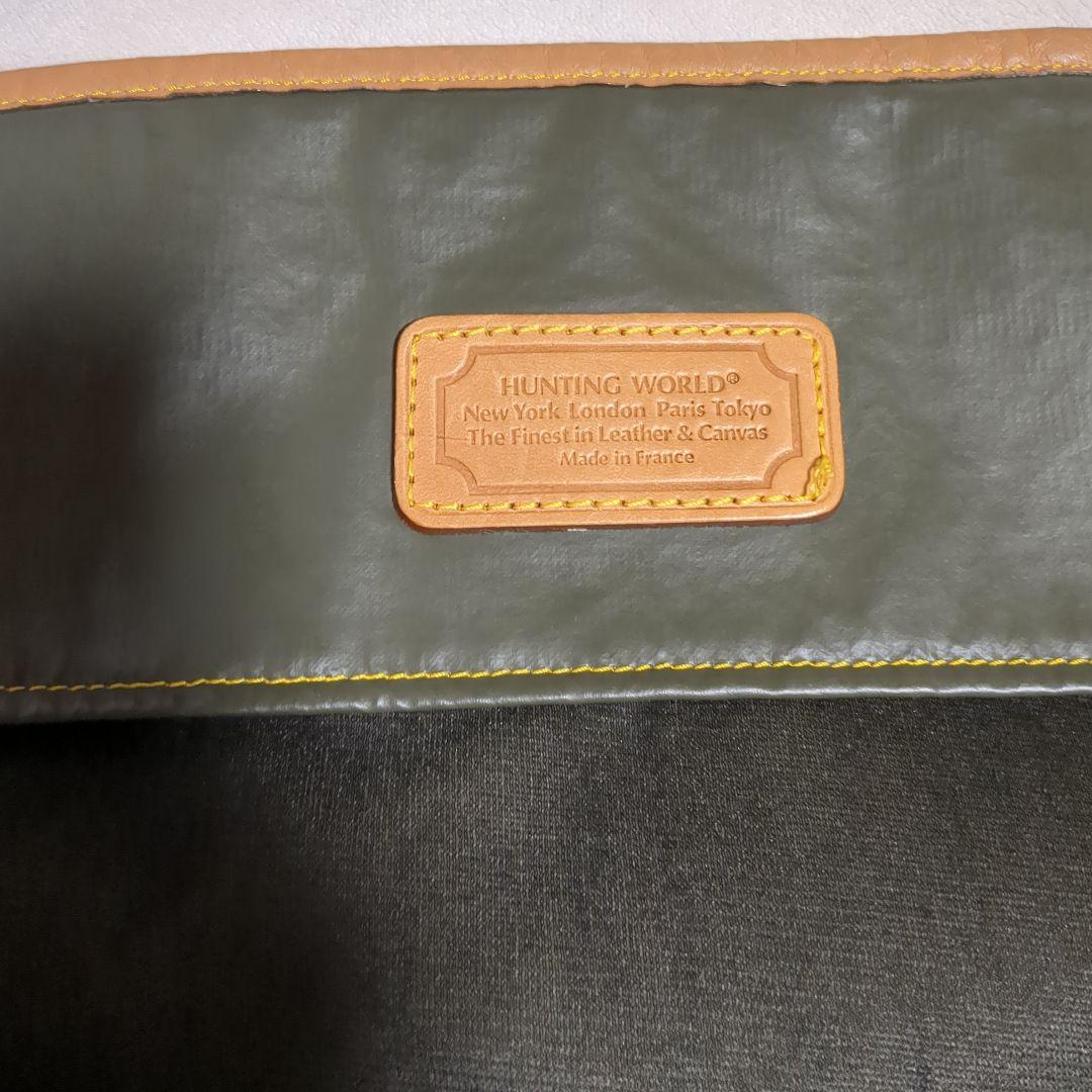 HUNTING WORLD メッセンジャーバッグ カーキグリーン メンズバック