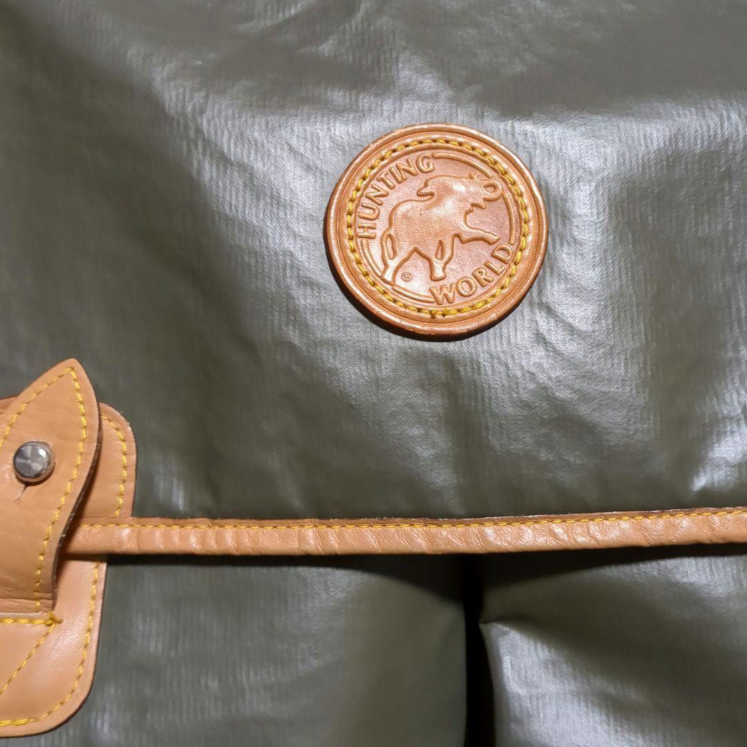 HUNTING WORLD メッセンジャーバッグ カーキグリーン メンズバック