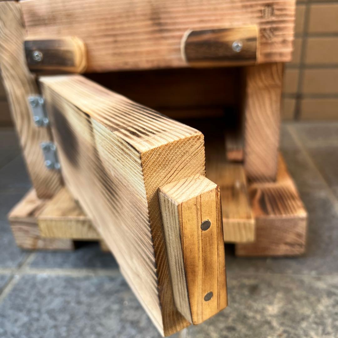 日本ミツバチ重箱式巣箱　手作り　6段　　　505