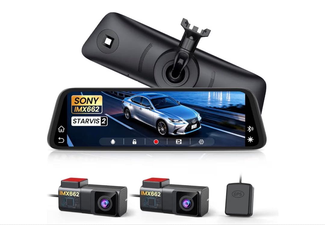 AUTO-VOX T11 純正交換 ドライブレコーダー ミラー型 新品