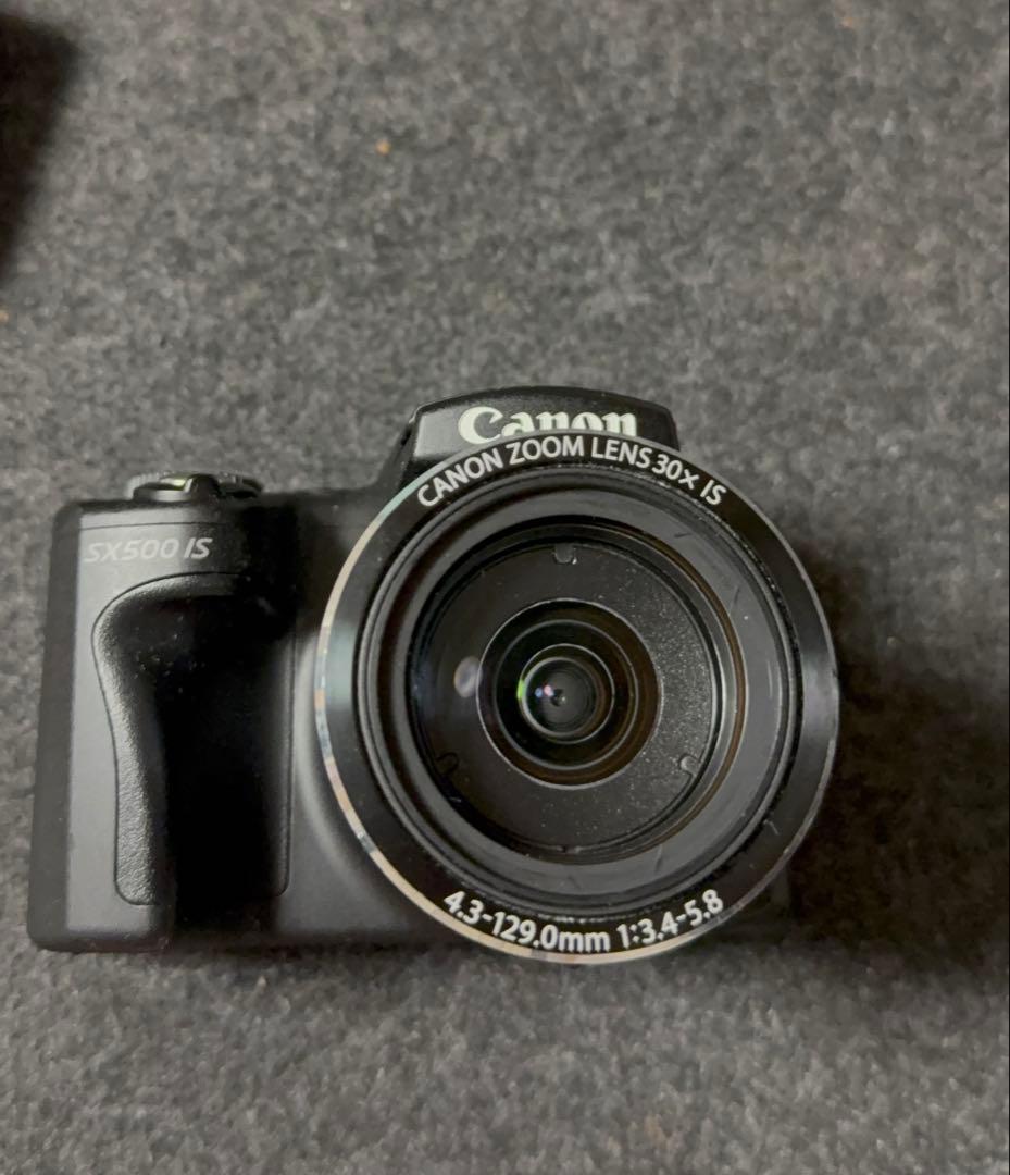 Canon SX500 IS コンパクトデジタルカメラ 本体とバッテリー2個