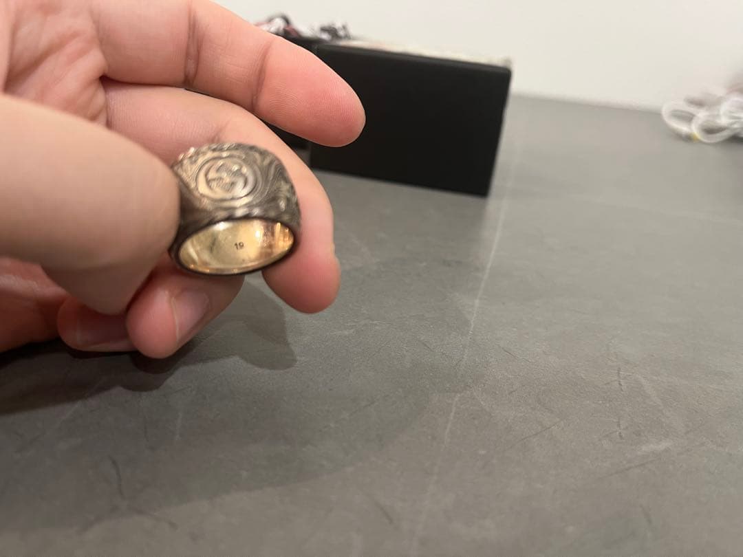 GUCCI リング　アラベスク　キャット　マカライト　ガーデン　ミケーレ