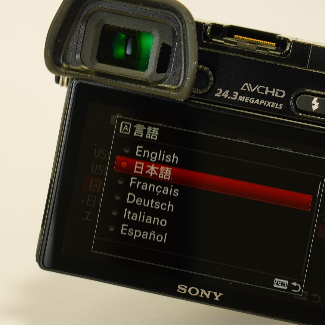 【レザーケース付】SONY ミラーレス α6000 ILCE-6000L 黒