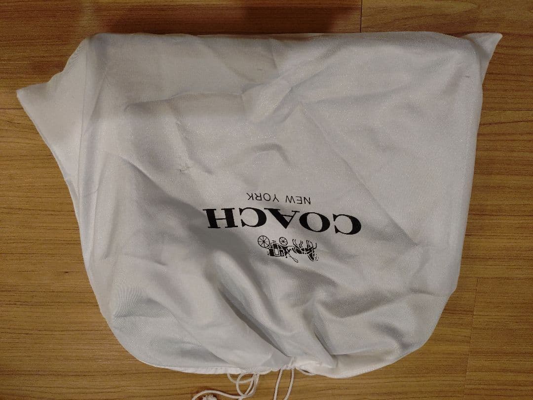 COACH シグネチャーレザー フライトバッグ