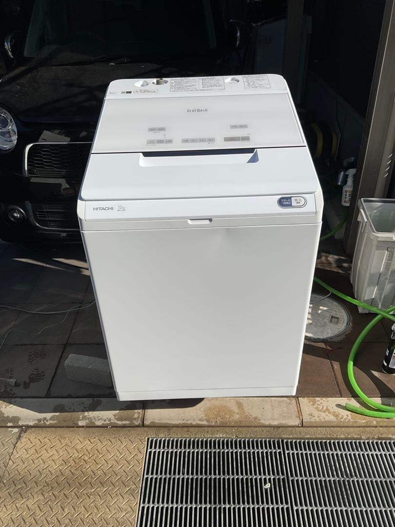 【分解洗浄済み】　日立全自動洗濯乾燥機　ビートウォッシュ BW-X120E