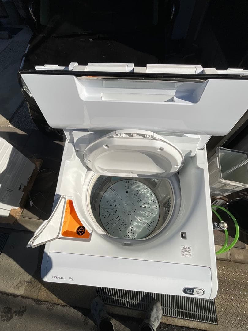 【分解洗浄済み】　日立全自動洗濯乾燥機　ビートウォッシュ BW-X120E