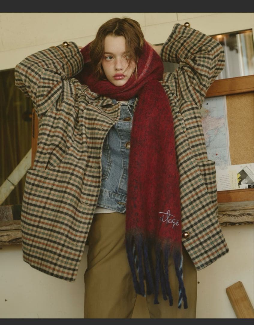 Unitage 金釦ミドルコート