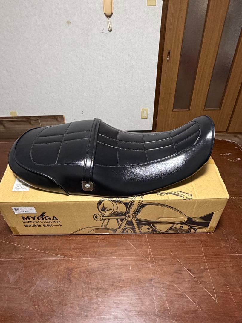 茗荷シート MYOGA ブラック バイクシート