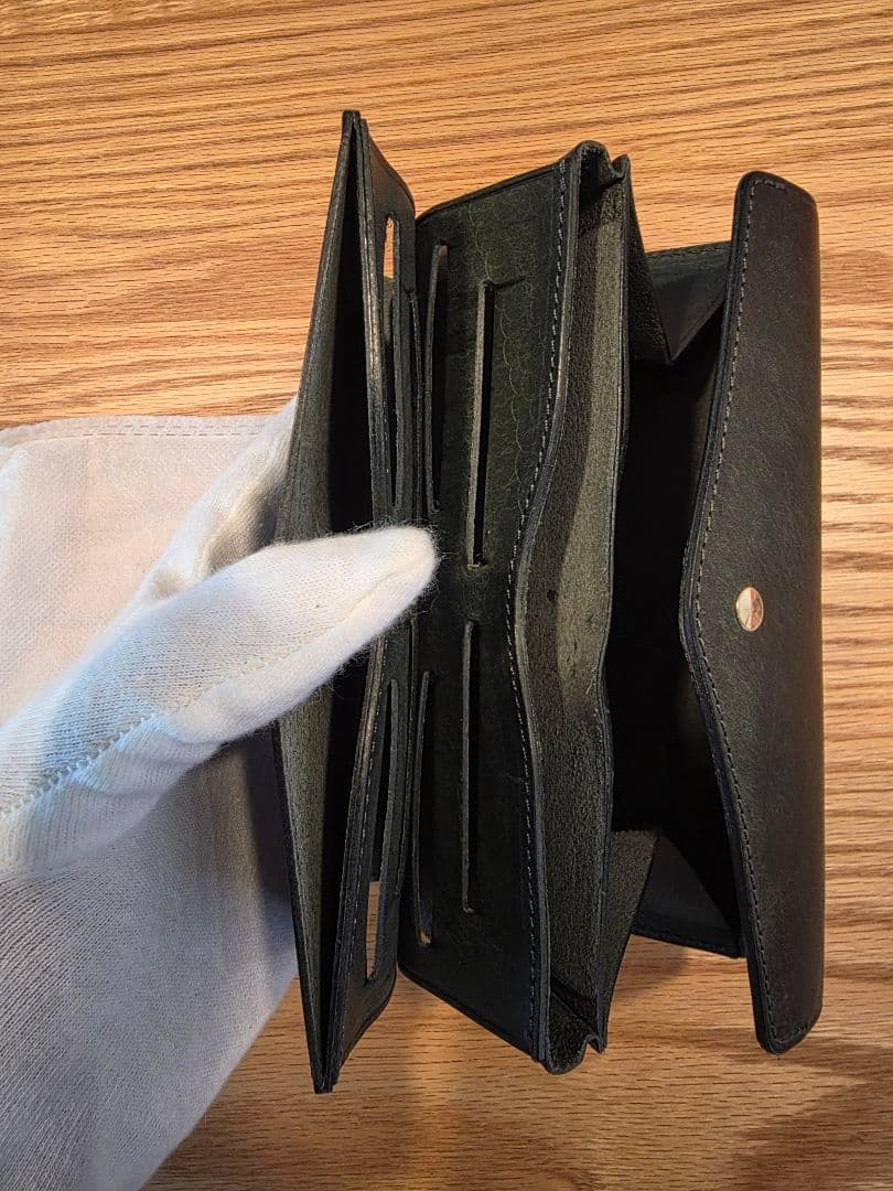 ストディウム長財布　グリーン