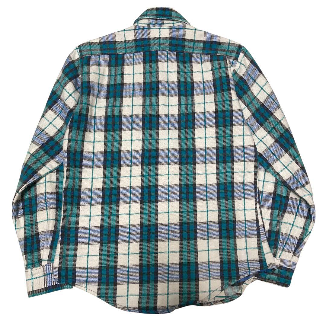 90s USA製 FIVEBROTHER ファイブブラザー ネルシャツ S