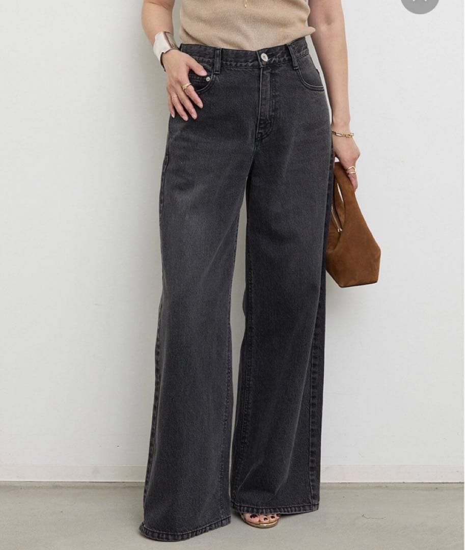 パンツ Deuxieme Classe Loose Jeans (GRAY)