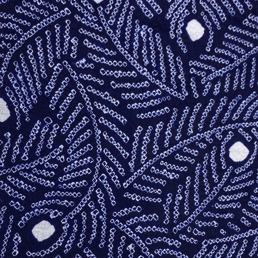 【専用です】 孔雀の羽根 絞り浴衣 有松絞り浴衣 yukata