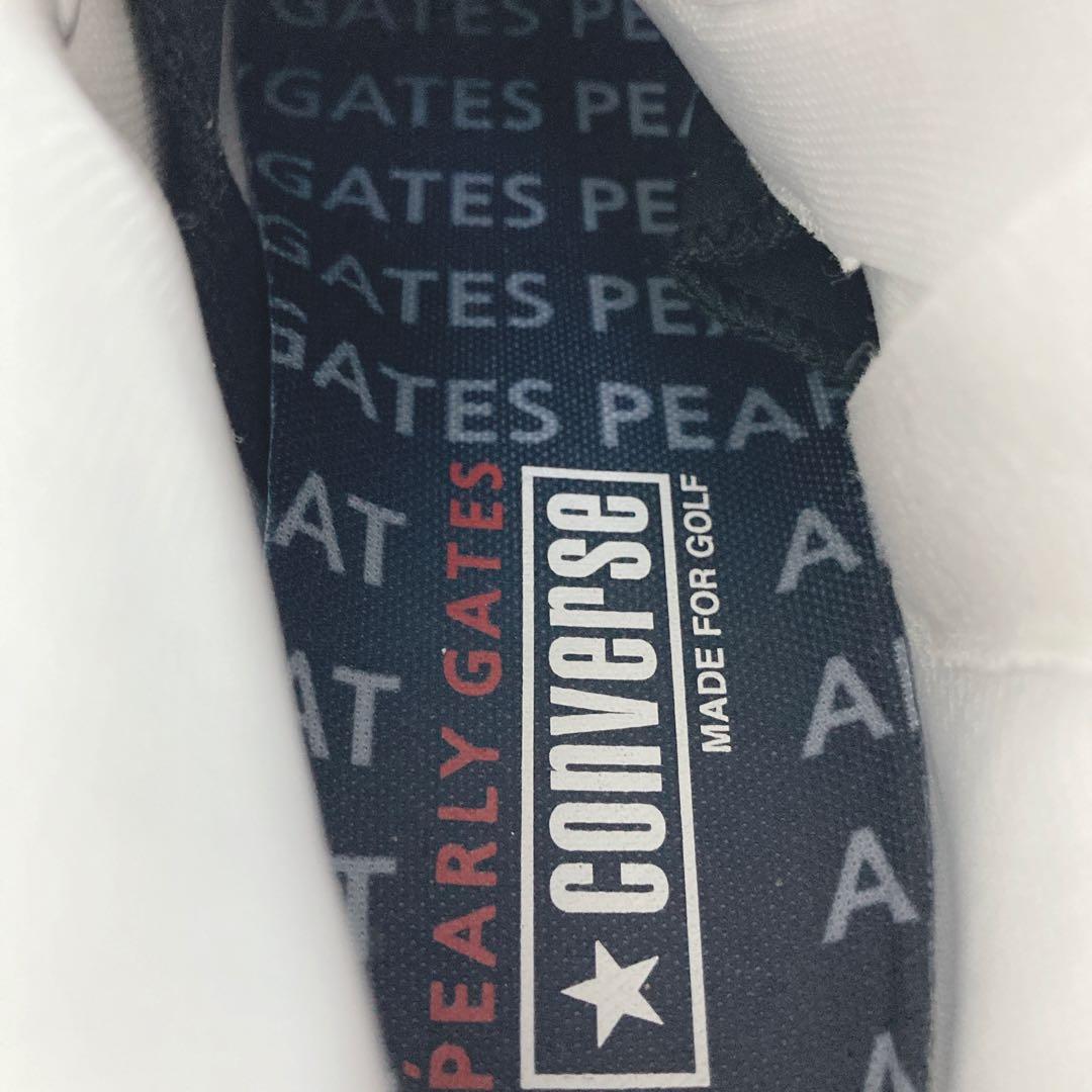 【未使用級】　コンバース×パーリーゲイツ　撥水スパイクレス　シューズ　23㎝