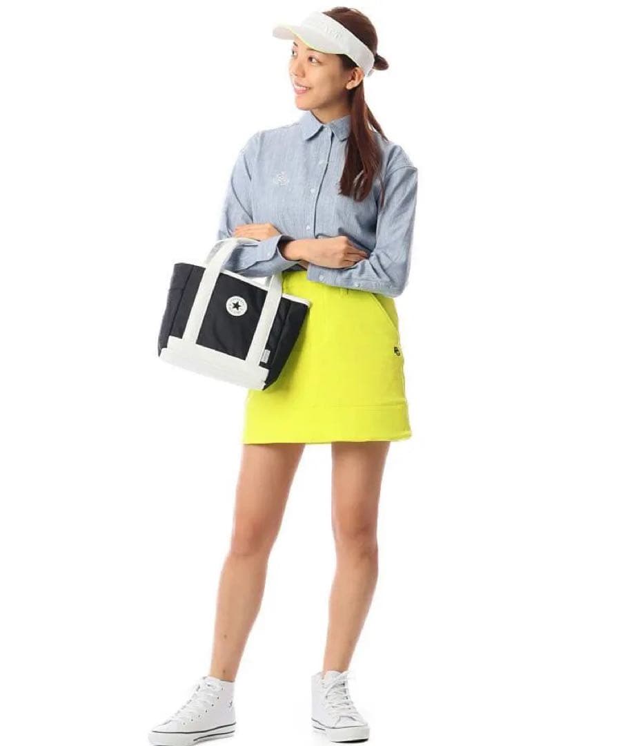 【未使用級】　コンバース×パーリーゲイツ　撥水スパイクレス　シューズ　23㎝