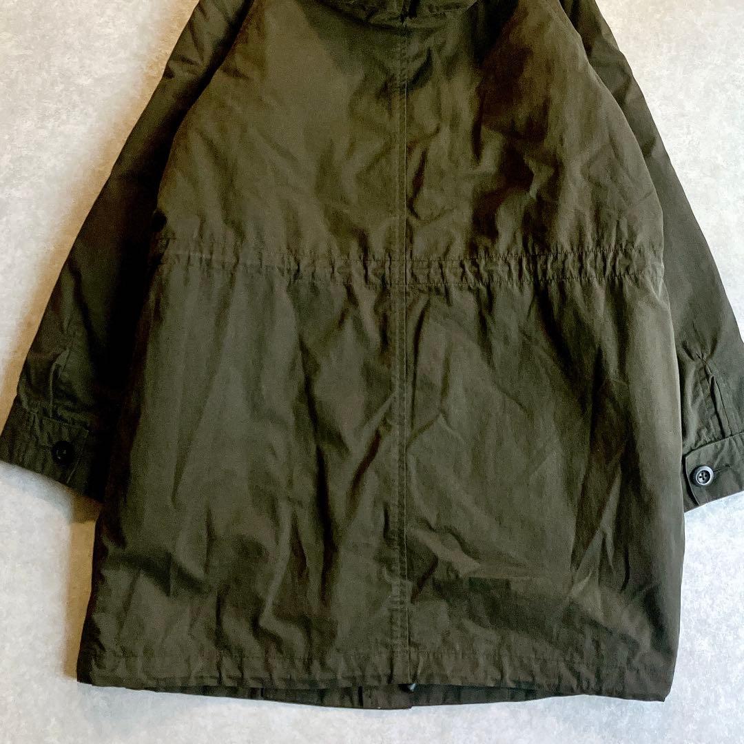 美品 MHL.キルトライナー付ブルゾン VINTAGE COTTON NYLON