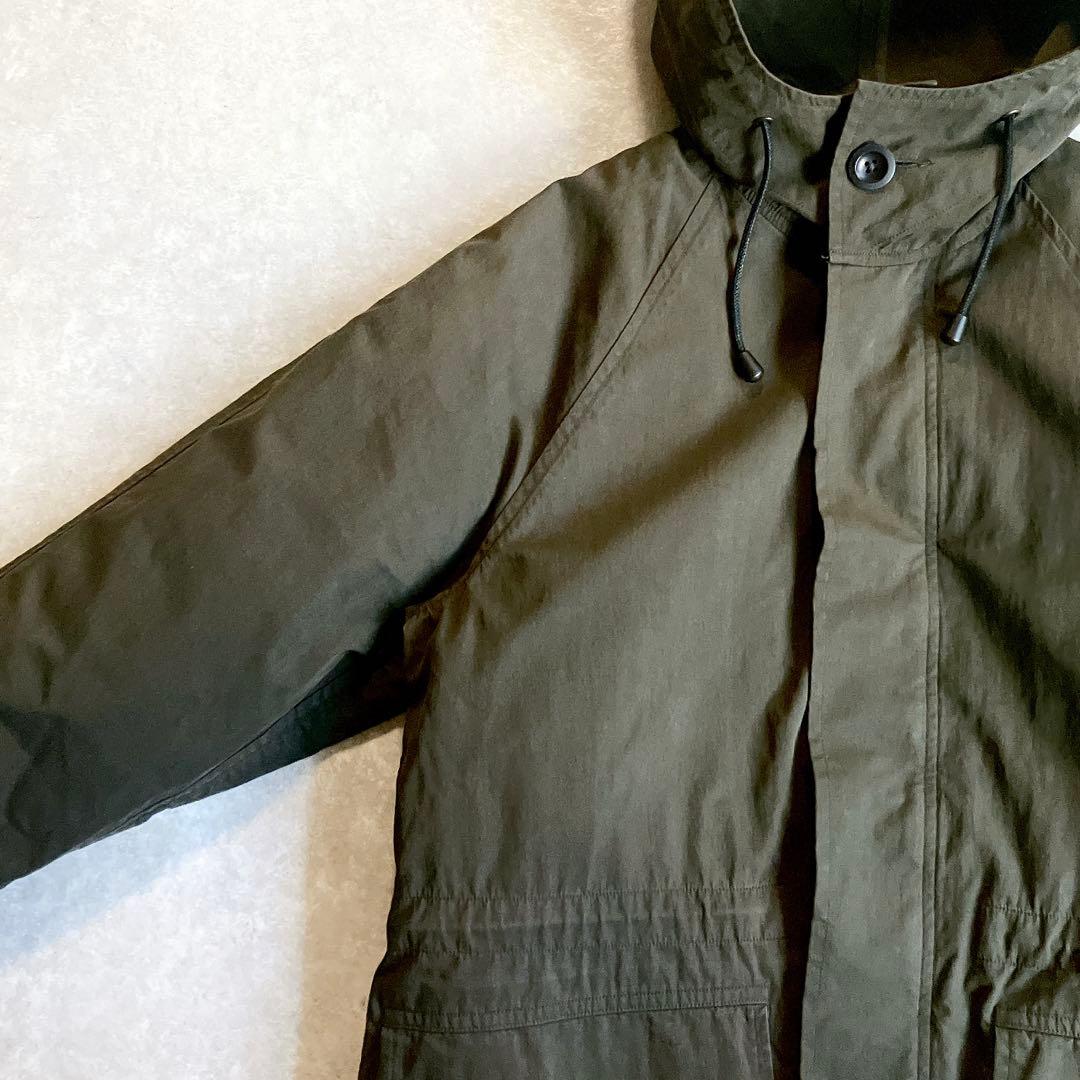 美品 MHL.キルトライナー付ブルゾン VINTAGE COTTON NYLON