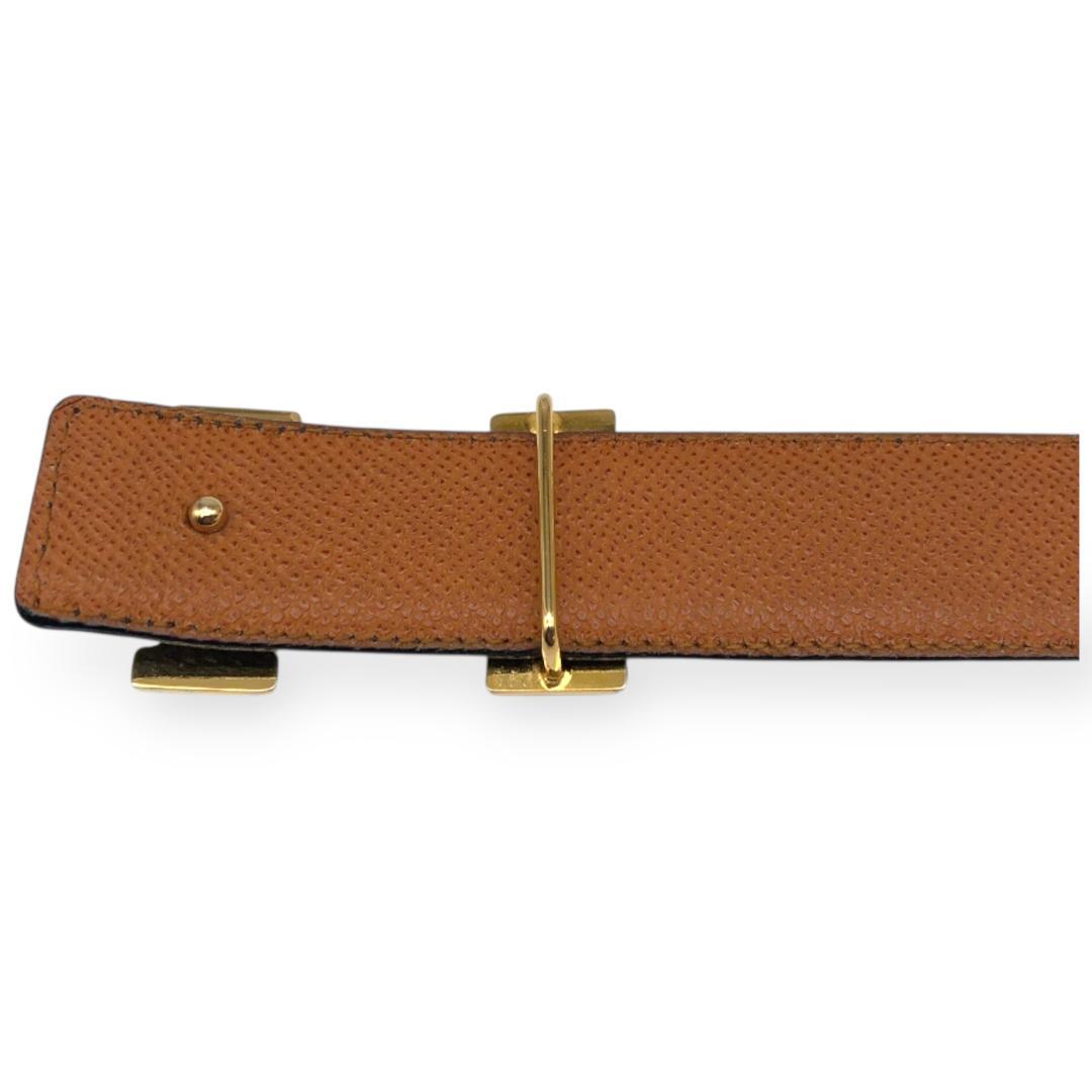 【美品】HIGH CLASS ハイクラス ベルト ゴールド ブラック イタリア製