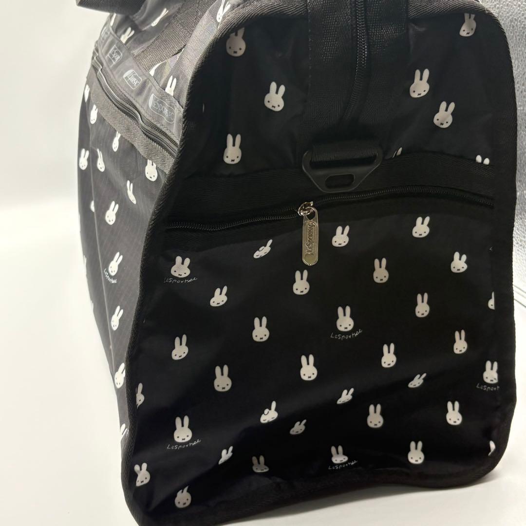 LeSportsac ボストンバッグ ミッフィー柄ブラック