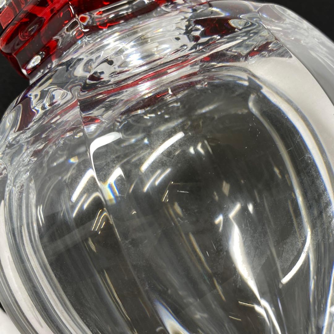 バカラ　バラスター　大花瓶　高さ約31㎝　東Y7-0227☆2Fトエコ