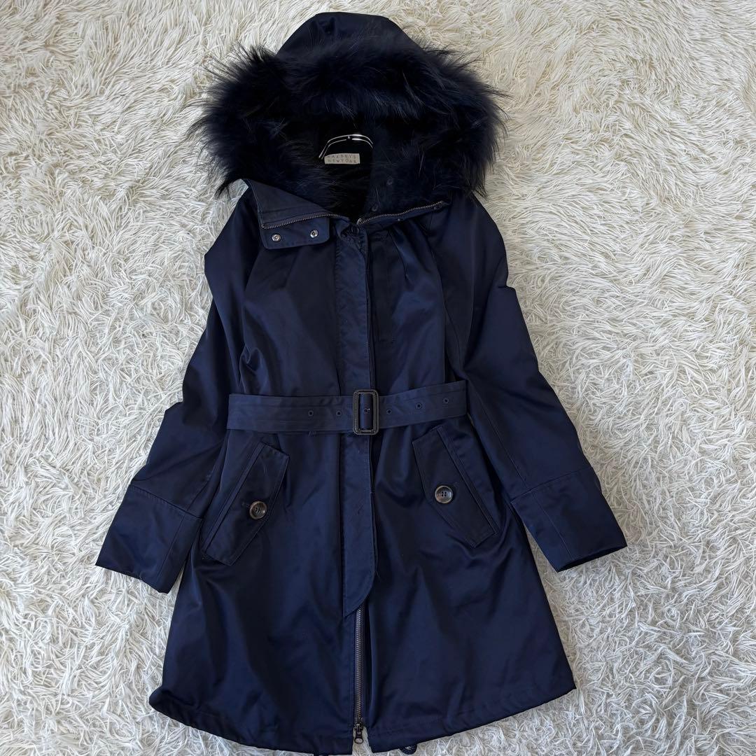 BARNEYS NEWYORK ✨5way撥水モッズコート　ベルテッド　ファー